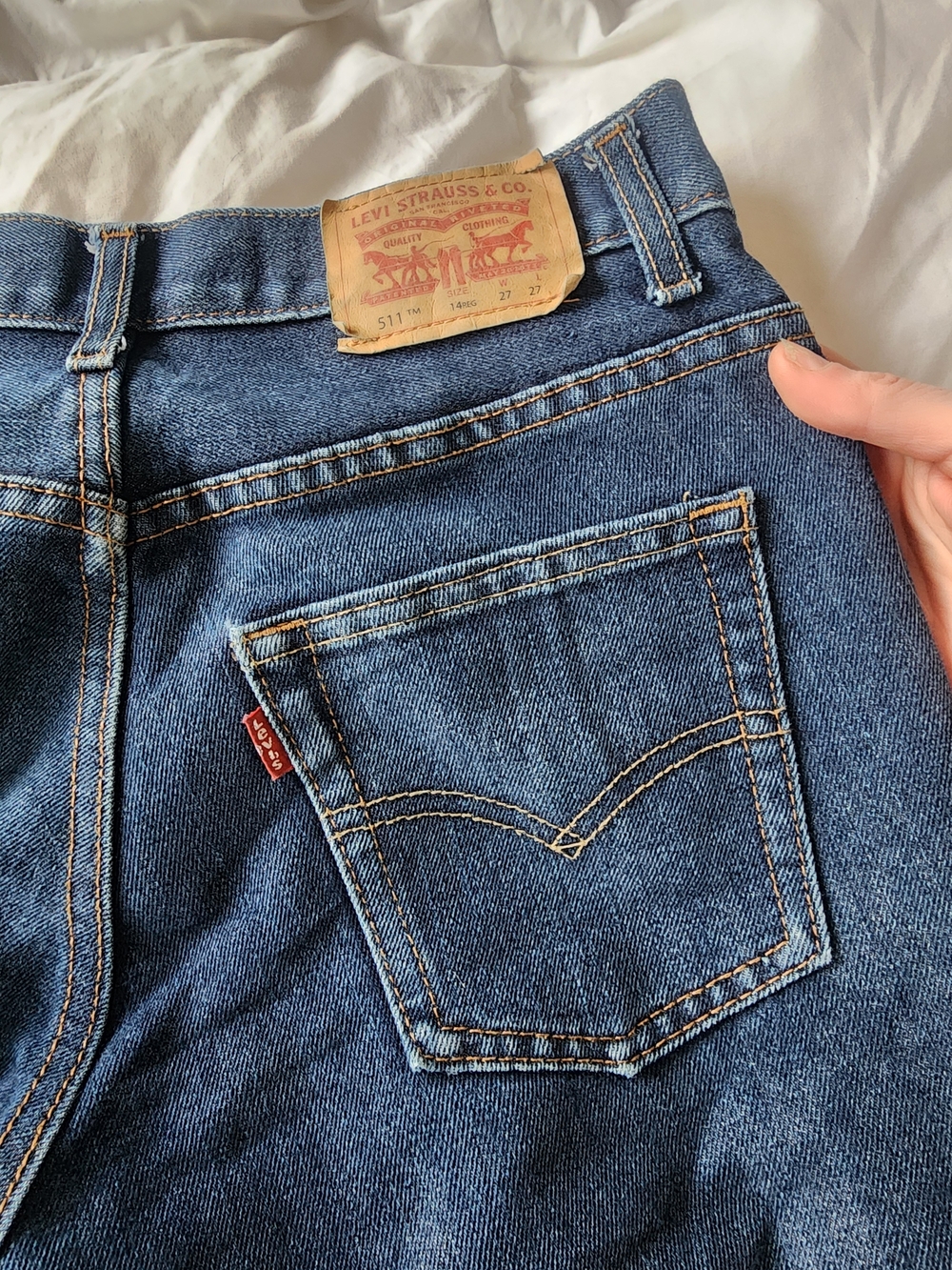 Levi's Kids Blue Denim Jeans